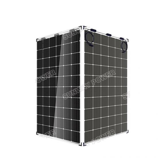 Dual glass solar panel